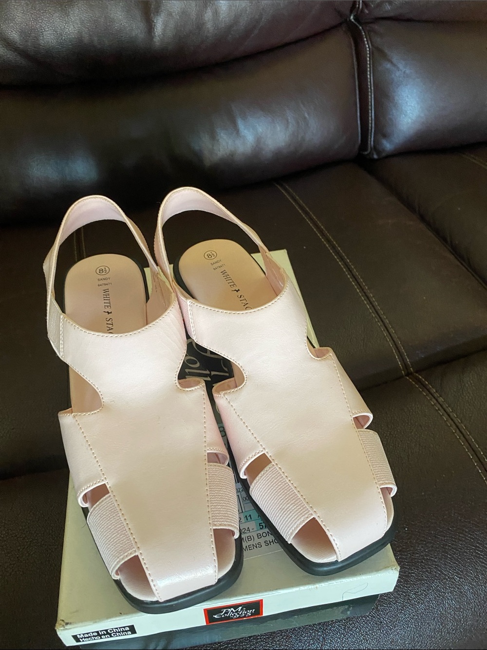 White Stag Light Pink Women's Slingback Sandals